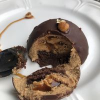 Hazelnut dome cake  at Willow Vegan Bistro in New York City