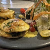 Eggs florentine   at Willow Vegan Bistro in New York City