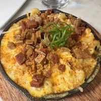 smoked mac and cheese app  at Willow Vegan Bistro in New York City