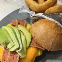 breakfast sandwich special plus avo   at Willow Vegan Bistro in New York City