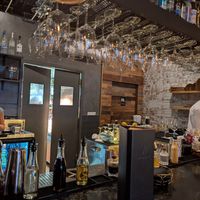 Ambiance at the bar at Willow Vegan Bistro in New York City