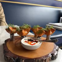 Cream cheese ragoons  at Willow Vegan Bistro in New York City
