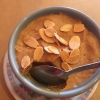 Peanut and date vegan cheesecake at Café Com Calma in Lisbon