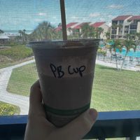 Peanut butter cup smoothie  at Crop Juice in Sarasota