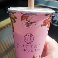 Nut mylk tea with brown sugar pearls at NUTTEA - La Trobe St in Melbourne