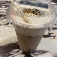 strawberry w/ nut cream and pearls  at NUTTEA - La Trobe St in Melbourne