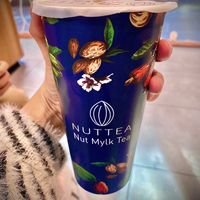 Matcha nut mylk tea  at NUTTEA - La Trobe St in Melbourne