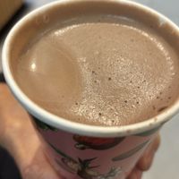 Hazelnut hot chocolate   at NUTTEA - La Trobe St in Melbourne