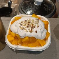 mango bingsu with nut cream! at NUTTEA - La Trobe St in Melbourne