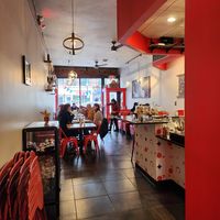 Main restaurant area at Spacecat V-stro in Ferndale