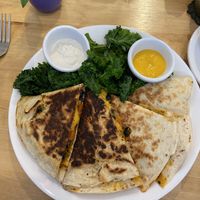 Back again for a breakfast quesadilla. I wish I could give 5 stars (or more again).   at Spacecat V-stro in Ferndale
