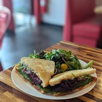 Beet sandwich (special) at Spacecat V-stro in Ferndale