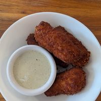 Cheeze Sticks with Vegan dill ranch at Spacecat V-stro in Ferndale