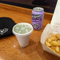 Mushy peas and obligatory D&B 😁 at Mr Chippy in York