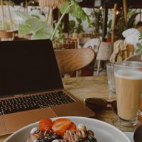 Vegan chocolate cake  at The Brewery in Larnaca