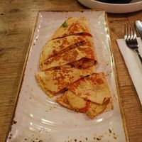 Vegan Chicken BBQ Quesadilla at The Brewery in Larnaca
