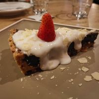 Raw Chocolate Avocado Tart at The Brewery in Larnaca