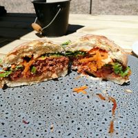 Burger at Moon To Moon in Mount Victoria