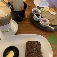 Vegan Banana bread (yum!) at Moon To Moon in Mount Victoria