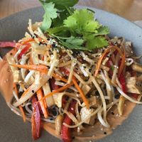 Soba noodle salad  at Akito in Oneroa