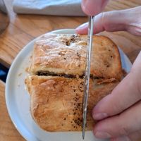Mushroom slice at Akito in Oneroa