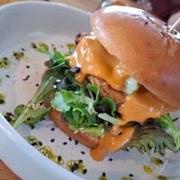 Burger at Akito in Oneroa