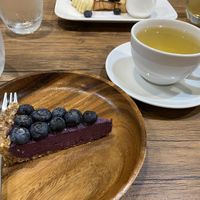 Blueberry cake  at Sonu Sonu in Fukuoka