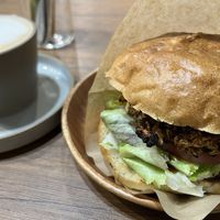 Teriyaki burger   at Sonu Sonu in Fukuoka