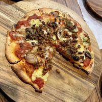 Cheese pizza #Veganuary at Sonu Sonu in Fukuoka