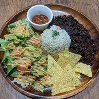 Taco plate at Sonu Sonu in Fukuoka