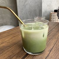 Iced Matcha Latte  at Sonu Sonu in Fukuoka