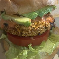 Avocado burgerr  at Sonu Sonu in Fukuoka