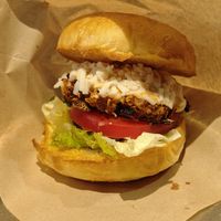 Burger at Sonu Sonu in Fukuoka