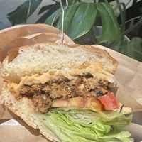 Cheese hamburger   at Sonu Sonu in Fukuoka