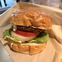 teriyaki burger  at Sonu Sonu in Fukuoka