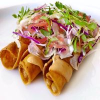 Potato & Quinoa Taquitos  at Taco Vega in Los Angeles