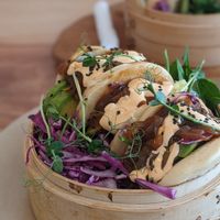 Bao buns at The Conscious Kitchen - Kloof St in Cape Town