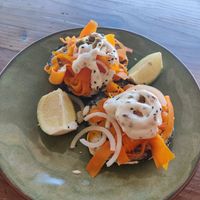 Salmon bagel at The Conscious Kitchen - Kloof St in Cape Town