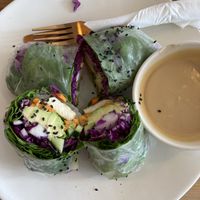Rice paper rolls at The Conscious Kitchen - Kloof St in Cape Town