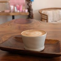 Oat flattie at The Conscious Kitchen - Kloof St in Cape Town