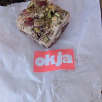 Fig & walnut shortbread. SO GOOD at Okja - Camps Bay in Cape Town