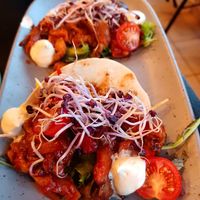 Taco with oyster mushrooms at Superkelly in Ghent