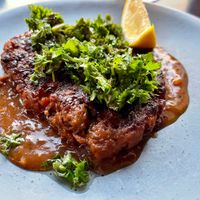 Verse seitansteak / jus / chimichurri at Superkelly in Ghent