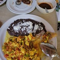 Huevo Vegano con Frijoles/Tofu Scramble with Black beans at El Sabor de Anita - Maybe closed in Guadalajara