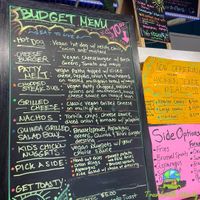 Budget Menu 😳 at Screaming Vegan in Roanoke