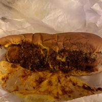 Chili dog at Screaming Vegan in Roanoke