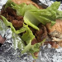 Po boy   at Screaming Vegan in Roanoke