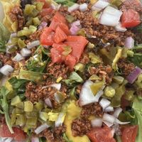 Taco salad   at Screaming Vegan in Roanoke