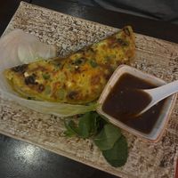 Starter crepe asked for vegan   at Nem Nem in Stockholm