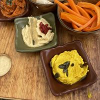 Good hummus starter at Mr Kale 2.0 - Calle Ruiz de Alda in Gran Canaria